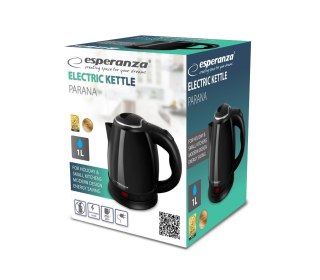 Esperanza ESPERANZA CZAJNIK ELEKTRYCZNY PARANA 1.0 L CZARNY EKK128K