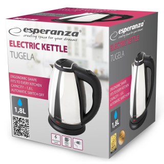Esperanza ESPERANZA CZAJNIK ELEKTRYCZNY TUGELA 1.8 L SREBRNY EKK104S
