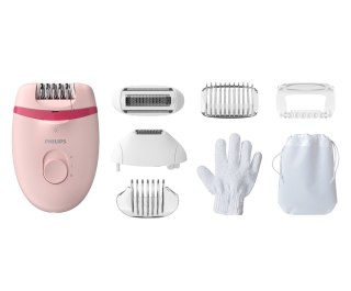 Philips Depilator Philips Satinelle Essential BRE285/00 (kolor różowy)