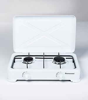 Ravanson Kuchenka gazowa nastawna 2-palnikowa Ravanson K-02T (biały)