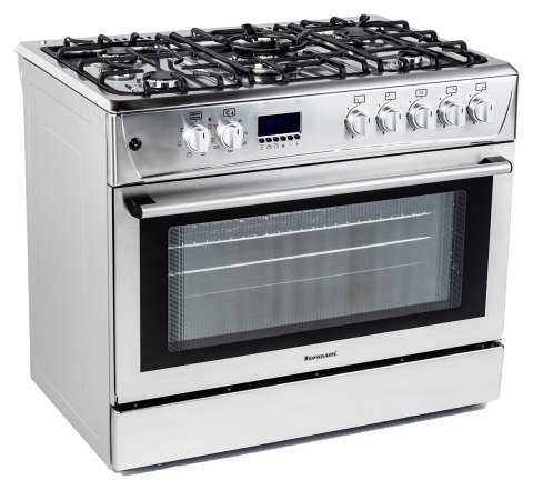 Ravanson Kuchnia gazowo-elektryczna Ravanson KWGE-K90 CHEF MODERN (Płyta gazowa; Piekarnik elektryczny; 900mm)