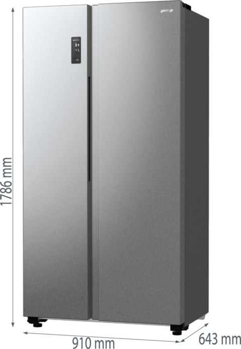 Gorenje Chłodziarko-zamrażarka GORENJE NRR9185EAXL