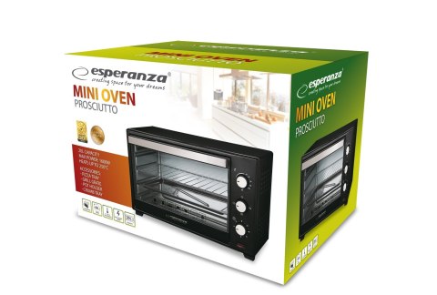 Esperanza ESPERANZA MINI PIEKARNIK PROSCIUTTO 20L 1600W ROŻNEM EKO008 Esperanza ESPERANZA MINI PIEKARNIK PROSCIUTTO 20L 1600W ROŻNEM EKO008