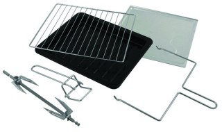 Esperanza Mini piekarnik z konwekcją i rożnem Esperanza NAPOLI EKO006 (Pokrętło; 1600W; kolor czarny)