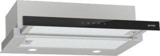 Gorenje Okap teleskopowy GORENJE TH64E3SGB - front czarne szkło