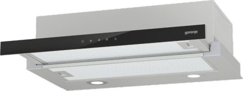 Gorenje Okap teleskopowy GORENJE TH64E3SGB - front czarne szkło Gorenje Okap teleskopowy GORENJE TH64E3SGB - front czarne szkło