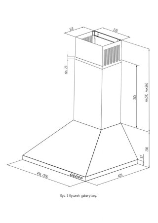 MAAN Okap MAAN Vela 2 60 biały