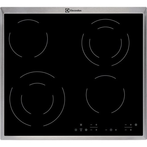 Electrolux Płyta ceramiczna Electrolux EHF6342XOK (4 pola grzejne; kolor czarny)