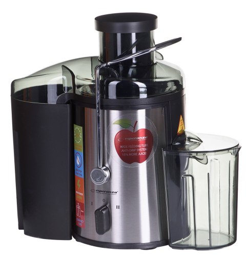 Esperanza Sokowirówka Esperanza Carrot EKJ002 (500W; kolor inox) Esperanza Sokowirówka Esperanza Carrot EKJ002 (500W; kolor inox)