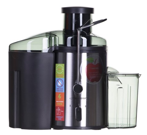 Esperanza Sokowirówka Esperanza Carrot EKJ002 (500W; kolor inox) Esperanza Sokowirówka Esperanza Carrot EKJ002 (500W; kolor inox)