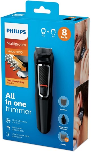 Philips Trymer do brody Philips MG3730/15 (kolor czarny)