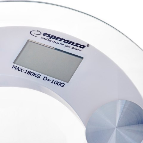 Esperanza Waga łazienkowa Esperanza Pilates EBS008W (kolor przeźroczysty)
