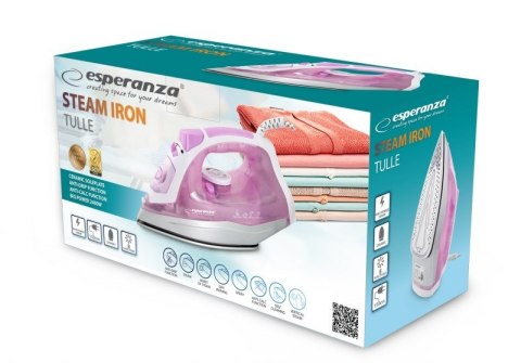 Esperanza Żelazko parowe Esperanza TULLE EHI004 (2400W; kolor biały)