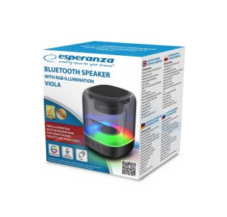 Esperanza ESPERANZA GŁOŚNIK BLUETOOTH RGB VIOLA EP154