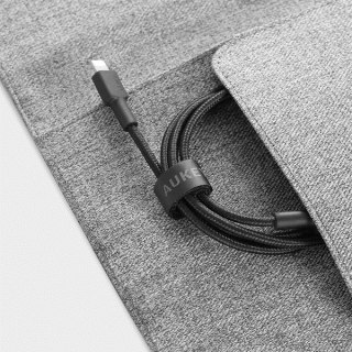AUKEY AUKEY CB-CL02 NYLONOWY KABEL USB C-LIGHTNING 1.2M