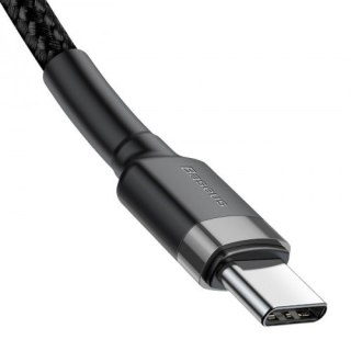 Baseus BASEUS KABEL USB-C DO USB-C 60W 1M (CZARNO-SZARY)