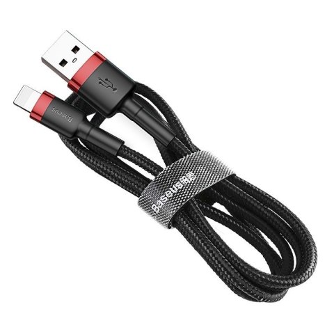 Baseus Kabel Baseus CALKLF-C19 (Lightning M - USB 2.0 M; 2m; kolor czarno-czerwony) Baseus Kabel Baseus CALKLF-C19 (Lightning M - USB 2.0 M; 2m; kolor czarno-czerwony)