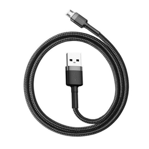 Baseus Kabel Baseus cafule CAMKLF-BG1 (USB M - Micro USB M; 1m; kolor szaro-czarny) Baseus Kabel Baseus cafule CAMKLF-BG1 (USB M - Micro USB M; 1m; kolor szaro-czarny)