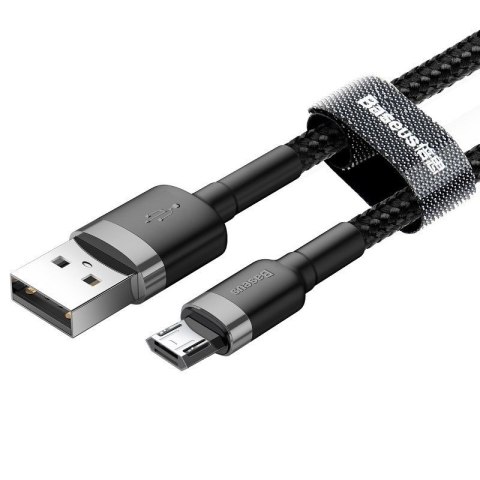 Baseus Kabel Baseus cafule CAMKLF-BG1 (USB M - Micro USB M; 1m; kolor szaro-czarny) Baseus Kabel Baseus cafule CAMKLF-BG1 (USB M - Micro USB M; 1m; kolor szaro-czarny)
