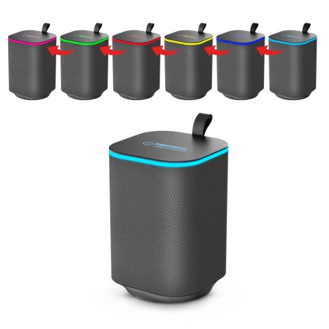 Esperanza ESPERANZA GŁOŚNIK BLUETOOTH RGB SAKARA EP155 Esperanza ESPERANZA GŁOŚNIK BLUETOOTH RGB SAKARA EP155