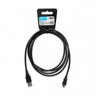 IBOX Kabel IBOX USB 2.0 A/B MICRO 1,8M IKU2M18 (USB 2.0 typu A - USB 2.0 typu A ; 1,8m; kolor czarny) IBOX Kabel IBOX USB 2.0 A/B MICRO 1,8M IKU2M18 (USB 2.0 typu A - USB 2.0 typu A ; 1,8m; kolor czarny)