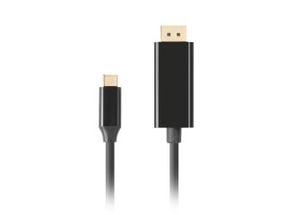 Lanberg LANBERG KABEL USB-C(M)->DISPLAYPORT(M) 3M 4K 60HZ CZARNY CA-CMDP-10CU-0030-BK