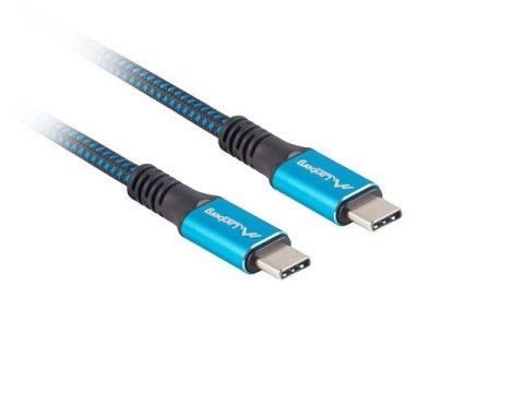Lanberg LANBERG KABEL USB-C M/M 4.0 0.5M 100W 8K 30HZ CA-CMCM-45CU-0005-BK