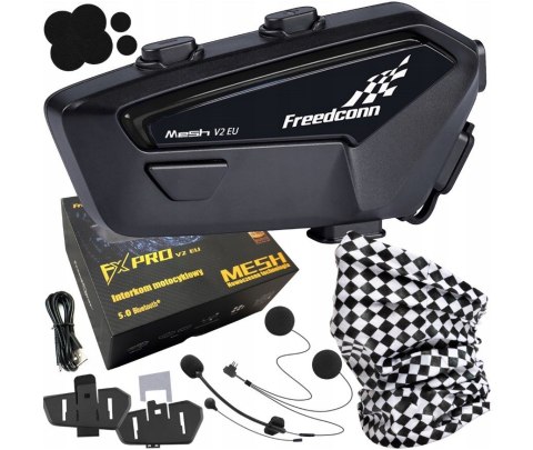 FreedConn Interkom motocyklowy FreenConn FX Pro V2 EU MESH