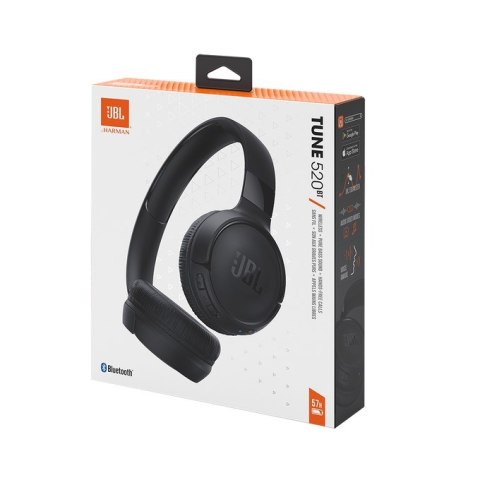 JBL Słuchawki JBL TUNE 520 BT (black, bezprzewodowe, nauszne)