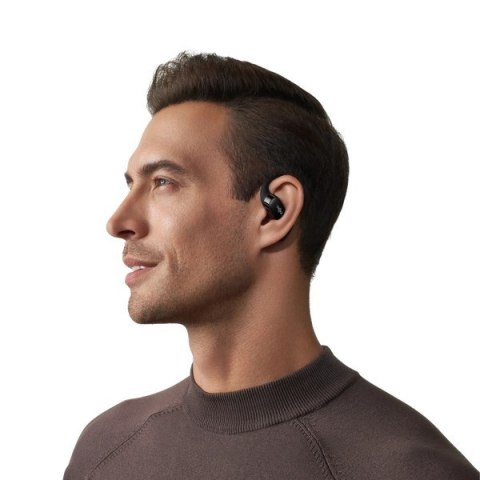 SHOKZ Słuchawki bezprzewodowe douszne Shokz OpenFit czarne SHOKZ Słuchawki bezprzewodowe douszne Shokz OpenFit czarne