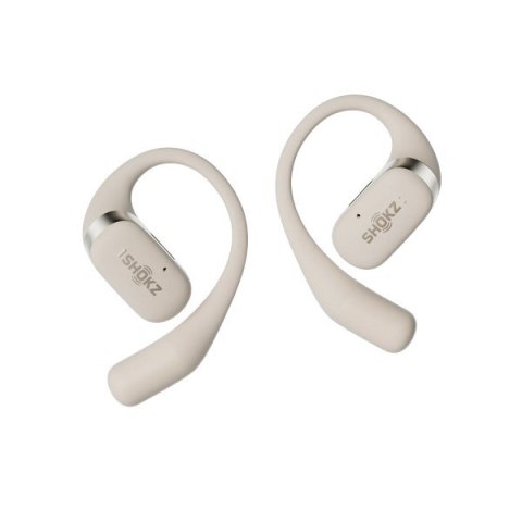 SHOKZ Słuchawki bezprzewodowe douszne Shokz OpenFit beżowe SHOKZ Słuchawki bezprzewodowe douszne Shokz OpenFit beżowe