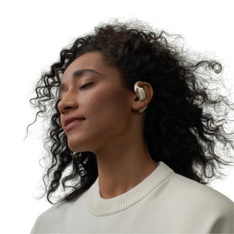 SHOKZ Słuchawki bezprzewodowe douszne Shokz OpenFit beżowe SHOKZ Słuchawki bezprzewodowe douszne Shokz OpenFit beżowe