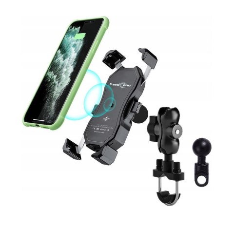 FreedConn Uchwyt na telefon i ładowarka indukcyjna FreedConn MC1W 15W + USB