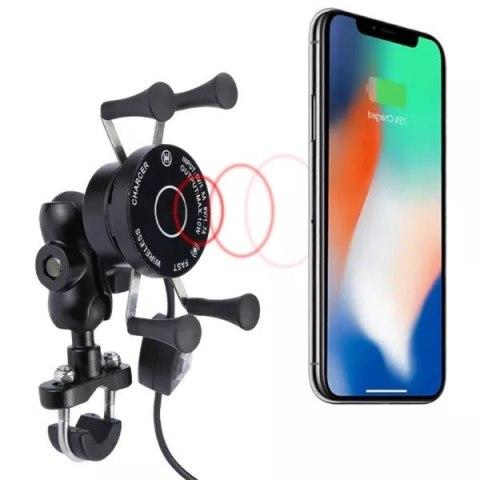 FreedConn Uchwyt na telefon i ładowarka indukcyjna FreedConn MC7W 10W + USB