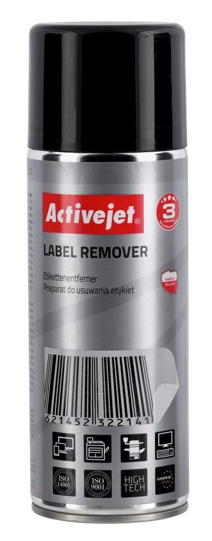 Activejet Activejet AOC-400 Preparat do usuwania etykiet (400 ml) Label Remover Activejet Activejet AOC-400 Preparat do usuwania etykiet (400 ml) Label Remover