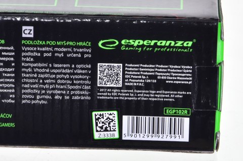 Esperanza ESPERANZA ESPERANZA PODKŁADKA GAMING POD MYSZ FLAME MINI EGP101R