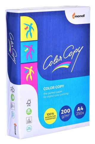 Igepa Papier xero ksero biurowy Mondi Color Copy 8687A20 (A4; 200g/m2; 250 szt. arkuszy; papier biały; satynowy)