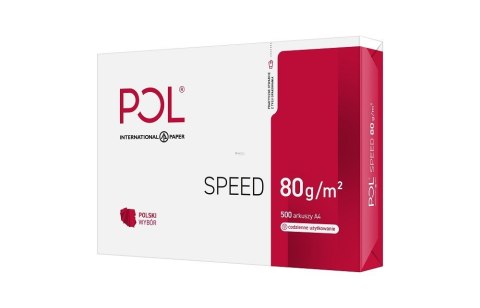 Igepa Papier xero ksero biurowy POLSPEED (A4; 80g/m2; 500 szt. arkuszy; papier biały; matowy)