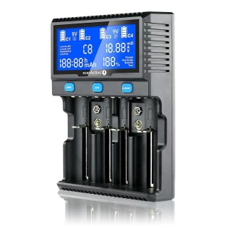 EverActive EVERACTIVE ŁADOWARKA DO AKUMULATORÓW CYLINDRYCZNYCH LI-ION ORAZ NI-MH UC4200