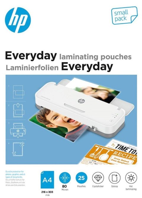 Hewlett-Packard HP Folia laminacyjna EVERYDAY A4 80 mic, 25 szt.