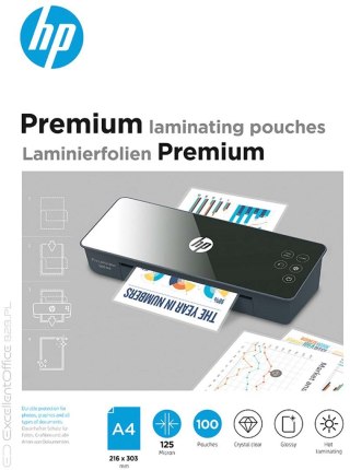 Hewlett-Packard HP Folia laminacyjna PREMIUM A4 125 mic, 100 szt.