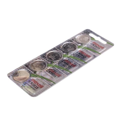 Maxell MAXELL Bateria specjalistyczna CR2025, 5 szt. Maxell MAXELL Bateria specjalistyczna CR2025, 5 szt.