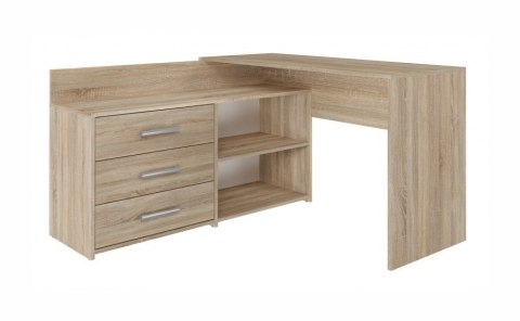 TOP E SHOP Biurko narożne + komoda DANY 120x50xH76 sonoma TOP E SHOP Biurko narożne + komoda DANY 120x50xH76 sonoma