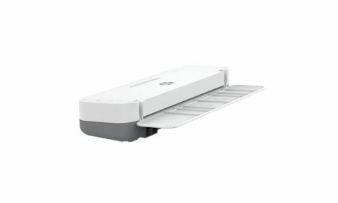 Hewlett-Packard HP ONELAM Laminator 400 A4, na zimno/ciepło, zintegrowany trymer, zaokrąglacz rogów, prędkość 40cm/min + 15 folii: 3xA4, 4xA5, 4