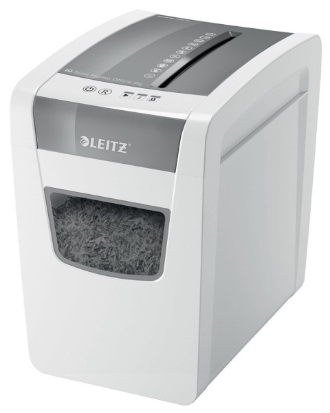LEITZ Leitz Niszczarka IQ Home Office Slim P4, 10 kartek, 23 l kosz