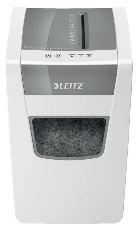 LEITZ Leitz Niszczarka IQ Home Office Slim P4, 10 kartek, 23 l kosz