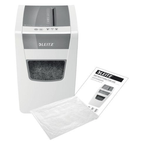 LEITZ Leitz Niszczarka IQ Home Office Slim P4, 10 kartek, 23 l kosz