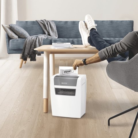 LEITZ Leitz Niszczarka IQ Home, P4, 6 kartek, 15 l kosz LEITZ Leitz Niszczarka IQ Home, P4, 6 kartek, 15 l kosz