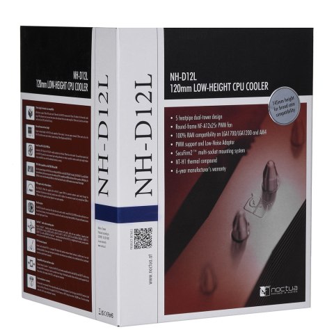 Noctua Chłodzenie CPU NOCTUA NH-D12L Noctua Chłodzenie CPU NOCTUA NH-D12L