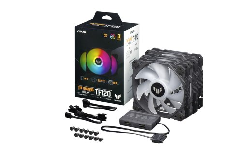 ASUS Wentylator ASUS TUF GAMING TF120 ARGB 3IN1